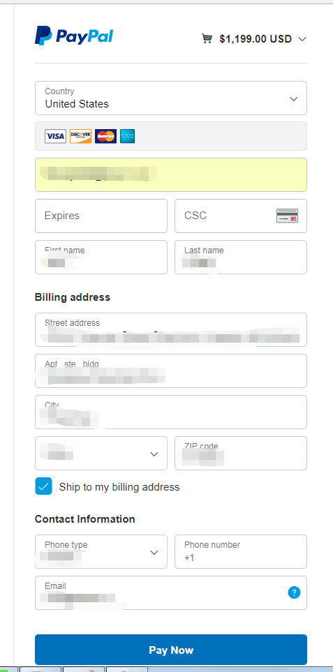 Pay with Debit or Credit Card